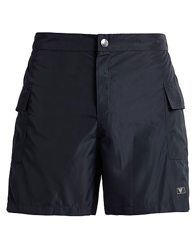 EMPORIO ARMANI Swim shorts Midnight blue 100% Polyester