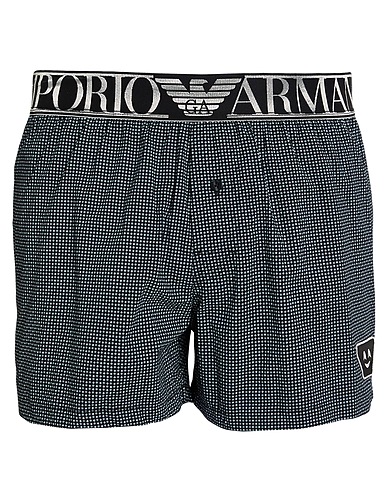EMPORIO ARMANI Boxer UNDERWEAR Midnight blue 100% Cotton, Polyamide, Polyester, Elastane