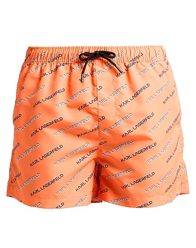 KARL LAGERFELD Shorts de bain Orange 100% Polyester