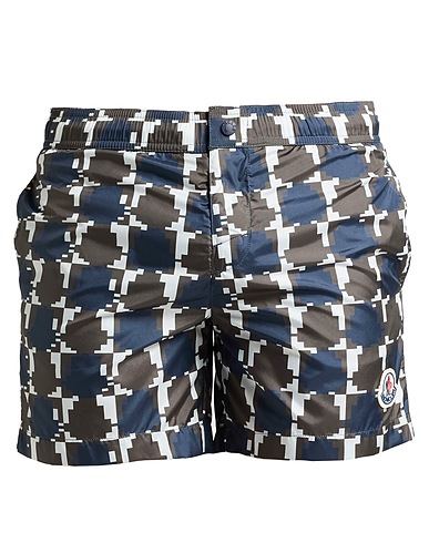 MONCLER SWIMWEAR Military green 100% Polyester