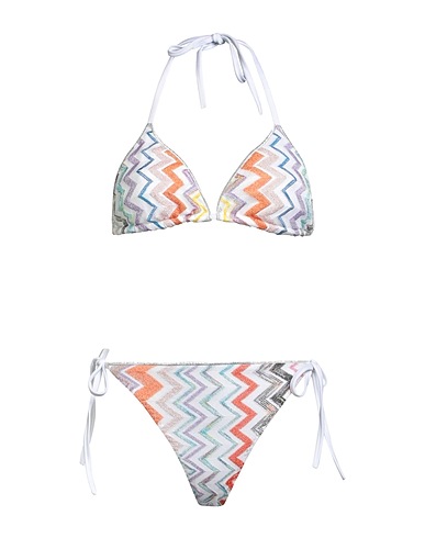 MISSONI Bikini White 61% Viscose, 26% Polyester, 13% Metallic fiber