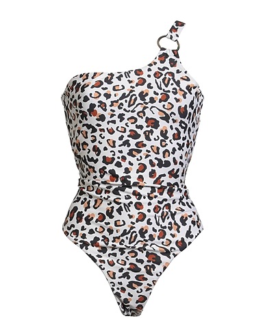 LIU •JO One-piece swimsuits Off white 87% Polyester, 13% Elastane