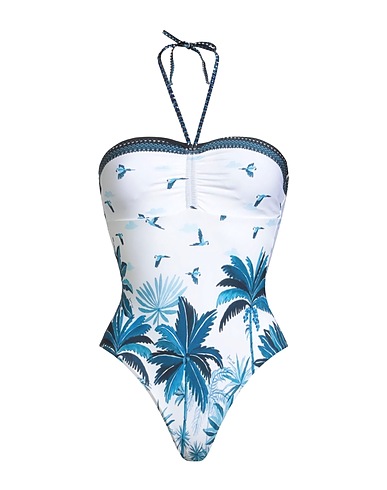 FARM RIO One-piece swimsuits Blue 75% Polyamide, 25% Elastane