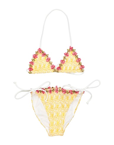 MISSONI KIDS Bikini MARE Giallo 100% Rayon, Lana