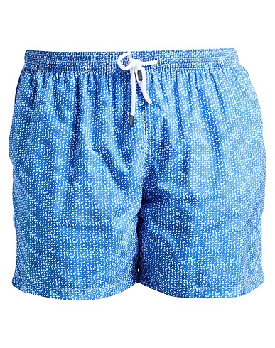 BARBA Napoli Swim shorts Light blue 100% Polyester