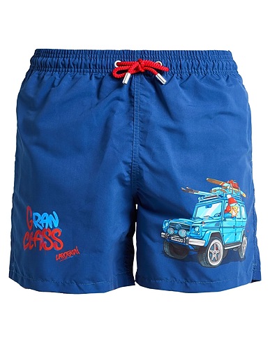 MC2 SAINT BARTH Swim shorts CRYPTO PUPPETS Navy blue 100% Recycled polyester
