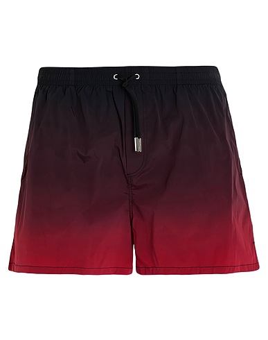 DSQUARED2 Swim shorts BEACHWEAR Plum 92% Polyamide, 8% Elastane
