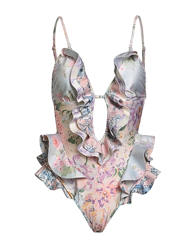 ZIMMERMANN One-piece swimsuits Light pink 80% Polyamide, 20% Elastane