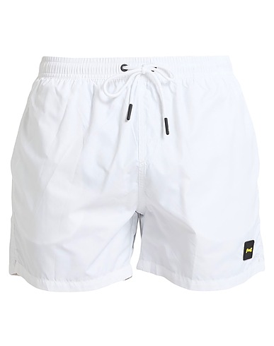 F**K PROJECT Swim shorts White 100% Polyester