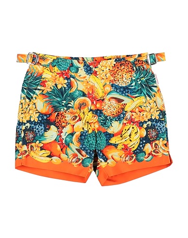 ORLEBAR BROWN Swim shorts X WHAM! Orange 100% Polyester