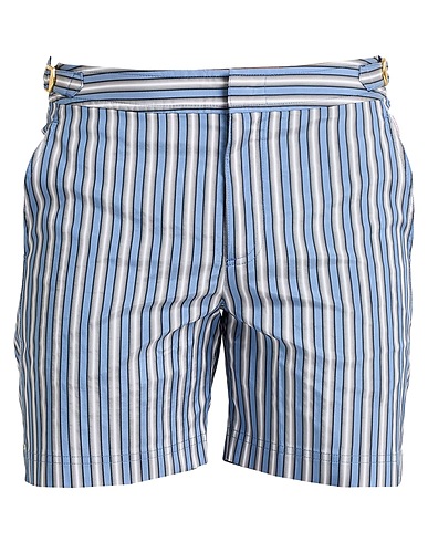 ORLEBAR BROWN Swim shorts Light blue 71% Polyester, 29% Elastomultiester