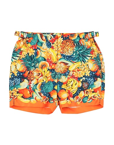 ORLEBAR BROWN Swim shorts Yellow 100% Polyester