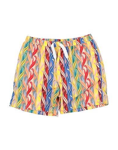 ETRO Swim shorts Yellow 100% Polyamide