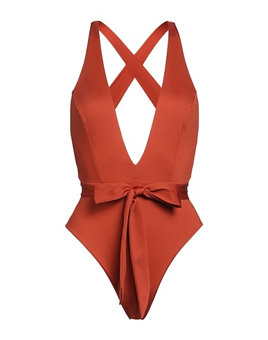 MAX MARA Badeanzug BEACHWEAR Rostrot 90% Polyamid, 10% Elastan