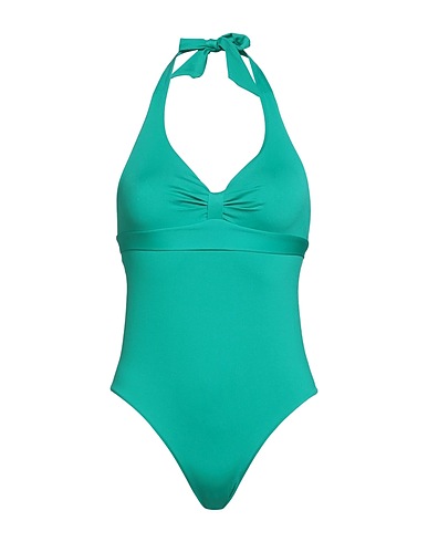 MAX MARA One-piece swimsuits BEACHWEAR Green 90% Polyamide, 10% Elastane