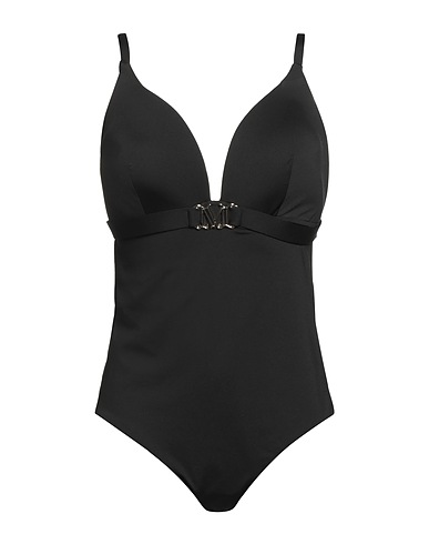 MAX MARA One-piece swimsuits BEACHWEAR Black 90% Polyamide, 10% Elastane