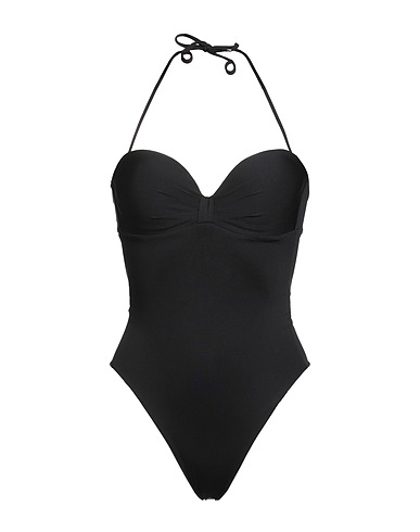MAX MARA One-piece swimsuits BEACHWEAR Black 90% Polyamide, 10% Elastane