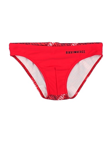 BIKKEMBERGS Swim briefs Red 80% Polyamide, 20% Elastic fibres