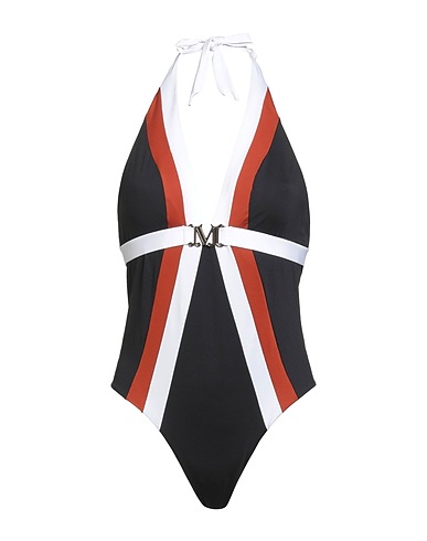 MAX MARA One-piece swimsuits BEACHWEAR Black 90% Polyamide, 10% Elastane, Polyester