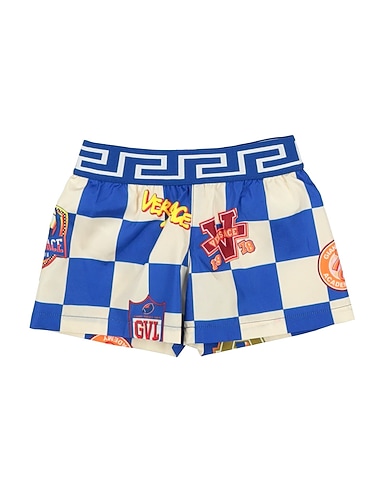 VERSACE YOUNG Swim shorts Blue 100% Polyester
