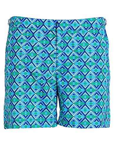 ORLEBAR BROWN + PUCCI Swim shorts Blue 100% Cotton
