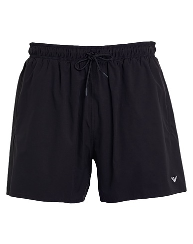 EMPORIO ARMANI Swim shorts Black 100% Polyester