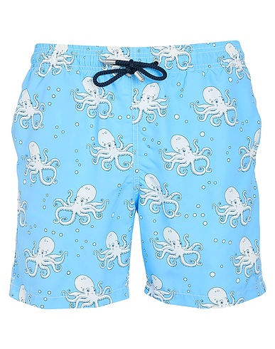MC2 SAINT BARTH Swim shorts Azure 100% Recycled polyester
