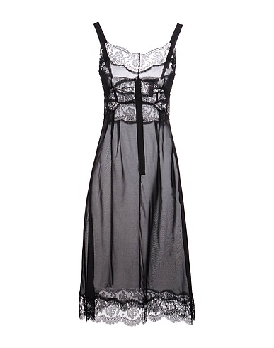 DOLCE&GABBANA Slip Black 58% Silk, 30% Viscose, 8% Polyamide, 4% Elastane