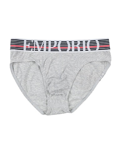 EMPORIO ARMANI Brief UNDERWEAR Grey 95% Cotton, 5% Elastane