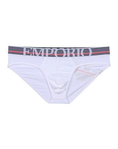 EMPORIO ARMANI Slip UNDERWEAR Bianco 95% Cotone, 5% Elastan