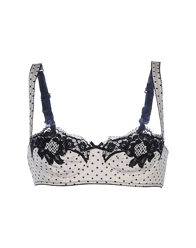 DOLCE&GABBANA Bra Ivory 91% Silk, 9% Elastane