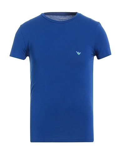 EMPORIO ARMANI Undershirt Blue 95% Cotton, 5% Elastane