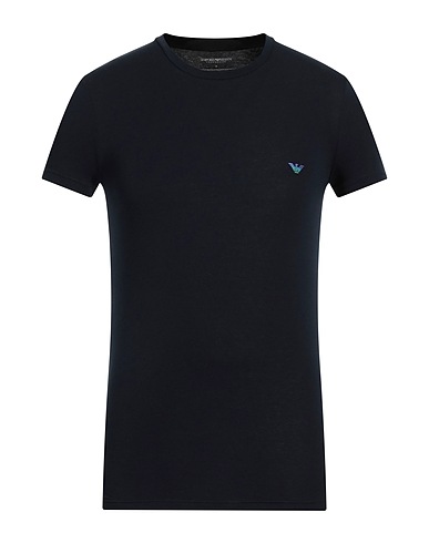 EMPORIO ARMANI Undershirt Midnight blue 95% Cotton, 5% Elastane