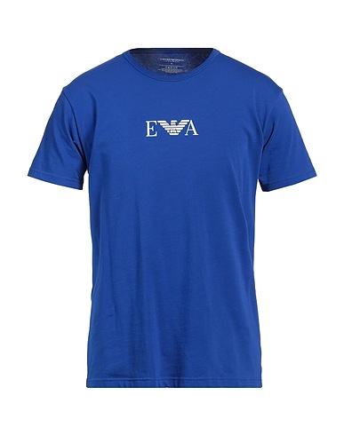 EMPORIO ARMANI Undershirt UNDERWEAR Blue 95% Cotton, 5% Elastane