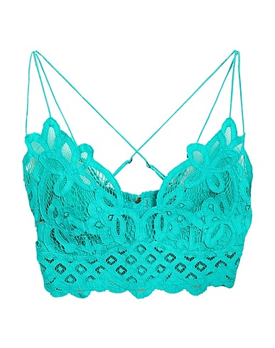 FREE PEOPLE Bra ADELLA BRALETTE
 Turquoise 60% Cotton, 40% Nylon