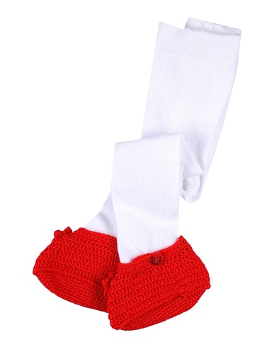 DOLCE&GABBANA Chaussettes et collants Blanc 85% Coton, 13% Polyamide, 2% Élasthanne
