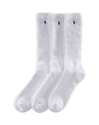 POLO RALPH LAUREN Short socks White Cotton, Polyamide, Polyester, Elastane