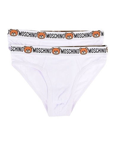 MOSCHINO Brief UNDERWEAR White 90% Cotton, 10% Elastane