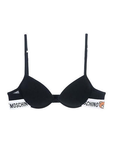 MOSCHINO Bra Black 95% Cotton, 5% Elastane