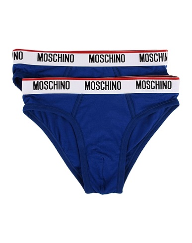 MOSCHINO Slip Blu 95% Cotone, 5% Elastan