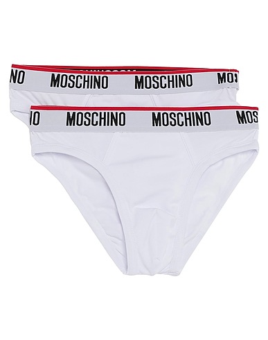 MOSCHINO Slip Bianco 95% Cotone, 5% Elastan