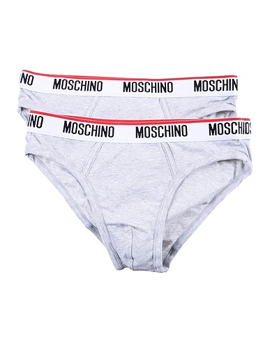 MOSCHINO Slip Grigio chiaro 95% Cotone, 5% Elastan