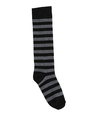 PAOLO PECORA Socks & tights Black 97% Cotton, 3% Elastane