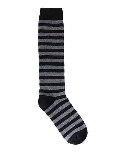 PAOLO PECORA Chaussettes et collants Noir 97% Coton, 3% Élasthanne