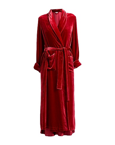 VIVIS Dressing gowns & bathrobes Brick red 82% Viscose, 18% Silk