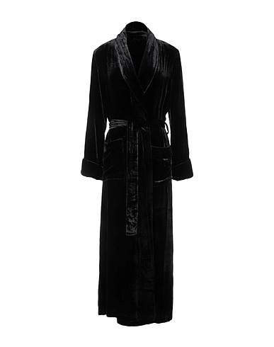 VIVIS Dressing gowns & bathrobes Black 82% Viscose, 18% Silk