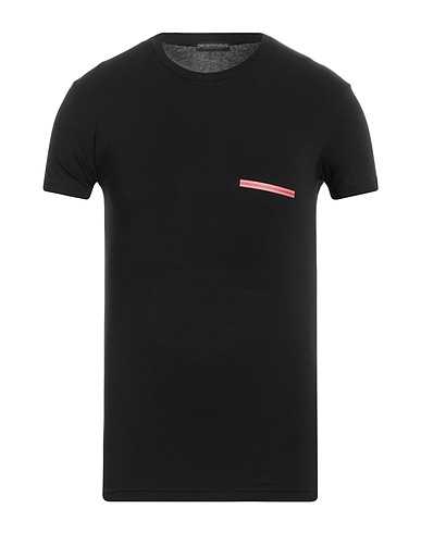 EMPORIO ARMANI Undershirt CREW NECK T-SHIRT
 Black 95% Cotton, 5% Elastane