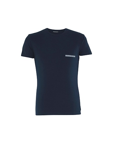 EMPORIO ARMANI Undershirt CREW NECK T-SHIRT
 Midnight blue 95% Cotton, 5% Elastane