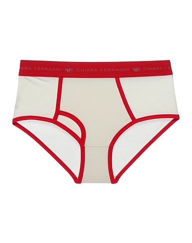 CHIARA FERRAGNI Slip Avorio 93% Cotone, 7% Elastan