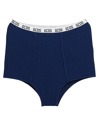 GCDS ショートパンツ＆バミューダパンツ ネイビー レーヨン 70% / ポリエステル 30%